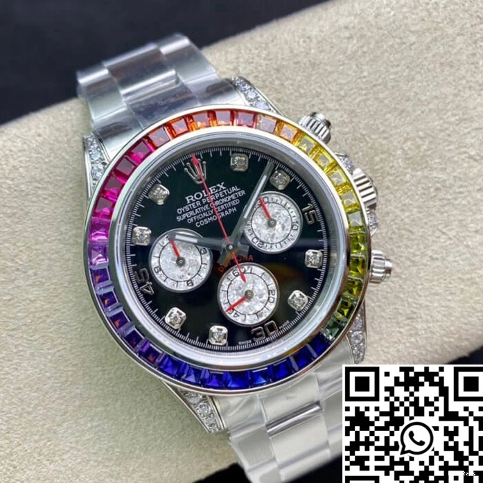 116599 TW RBOW Dial Diamond Factory Daytona Rolex 1018